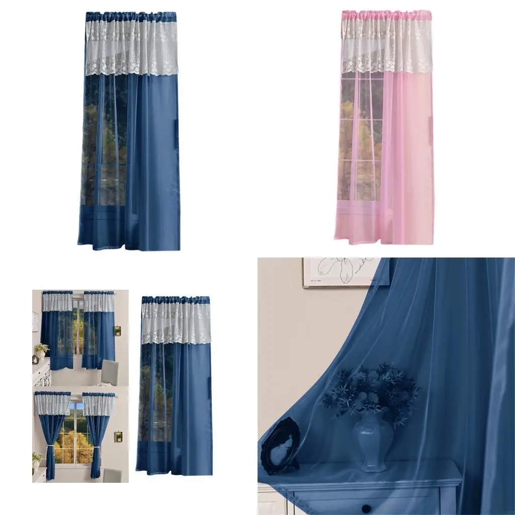

Fashionable Celestials Pattern Semi Sheer Curtain Fabric Home Upgrades A2BB