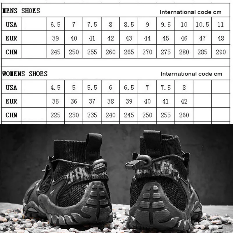 Oulylan Trekking Hiking Shoes Spring Summer Men Outdoor Upstream Water Shoes Male Mountain Sneakers River Walking Camping Trail