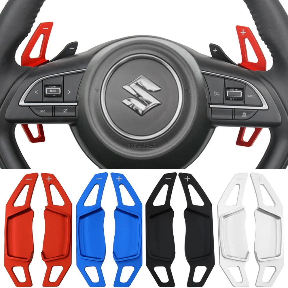 For Suzuki Swift Sport 2017 2018 2019 2020 2021 2022 Car Steering Wheel Shift Paddle DSG Extension Gear Stickers Car Accessories