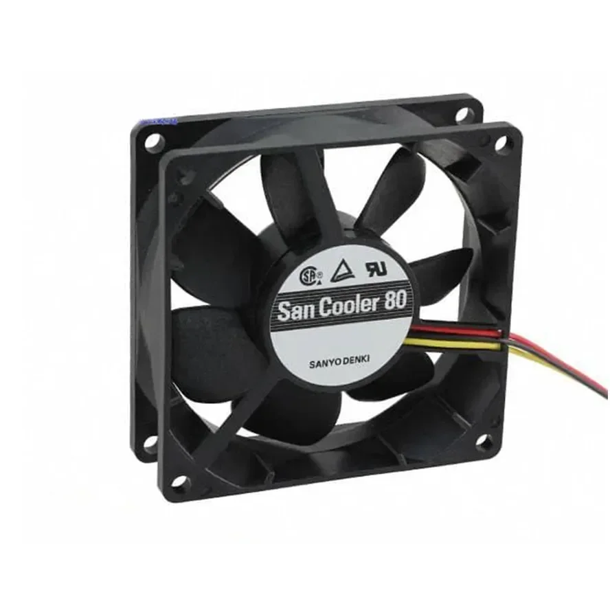 

Sanyo 9A0824H4D01 Dual Ball Bearing DC24V 8025 80mm 80x80x25mm Cooling Fan 3pin