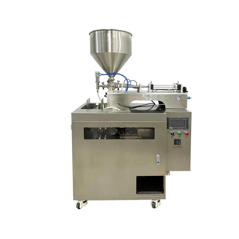 Full-automatic small prefabricated plastic bag  particle bagging machine standing bag weighing packaging machine