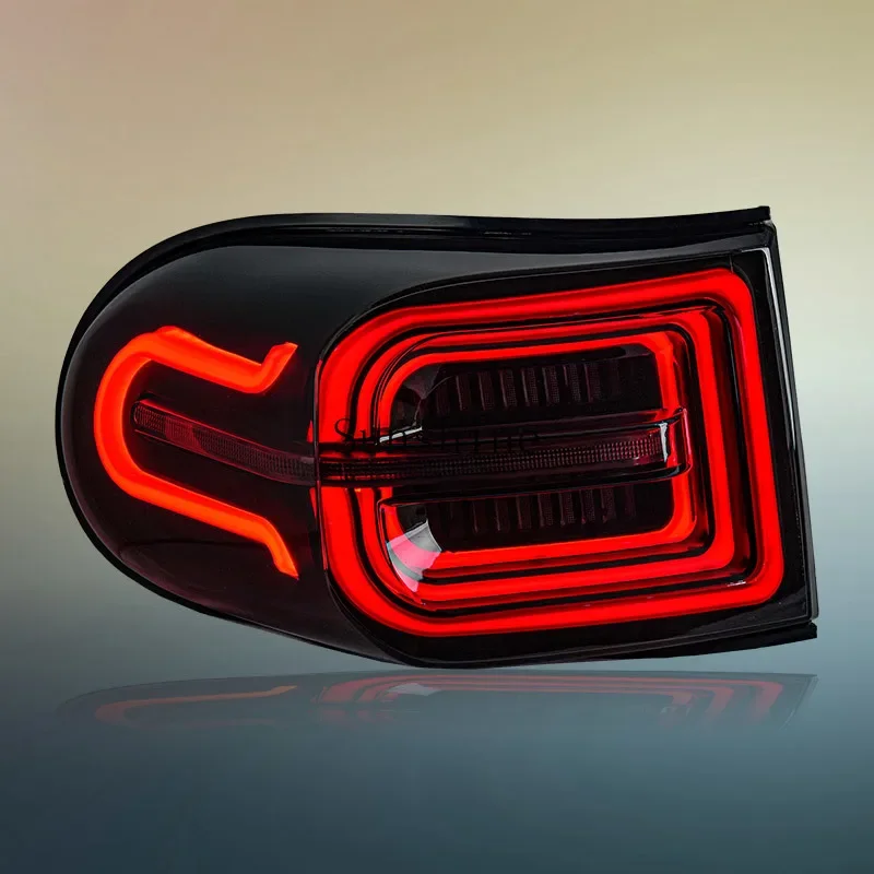 LED tail light assembly modified dynamic horse racing scanning water steering tail light