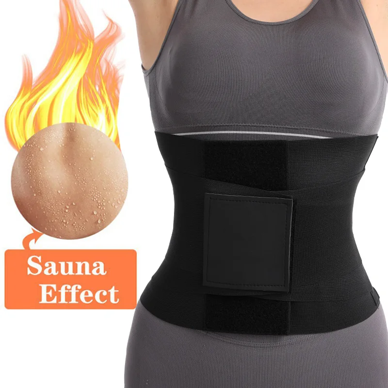 Waist Trainer Belt Waist Cincher Trimmer Belt Tummy Control Body Shaper with Triple Wrap Women Sauna Back Support Girdle Fajas