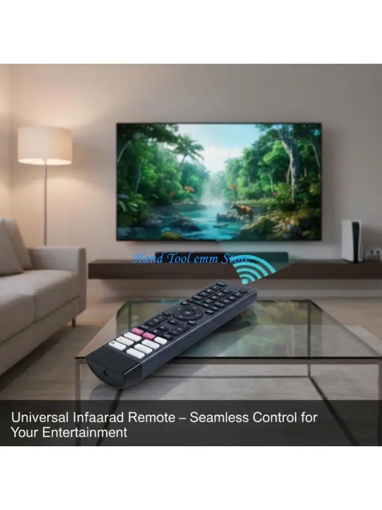

H37F Television Remote Controller ERF3G80H Anti Slip Grip for ERF3A80H ERF3F80H Models Fast Response Black
