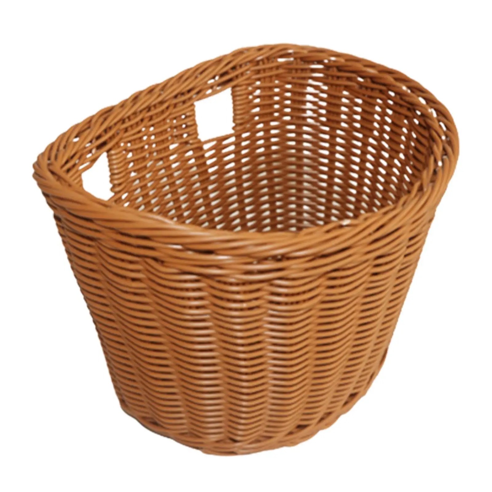 Shaped Basket, Handlebar Storage Bike Basket, Hand Woven Bike Front Basket for Kids Children