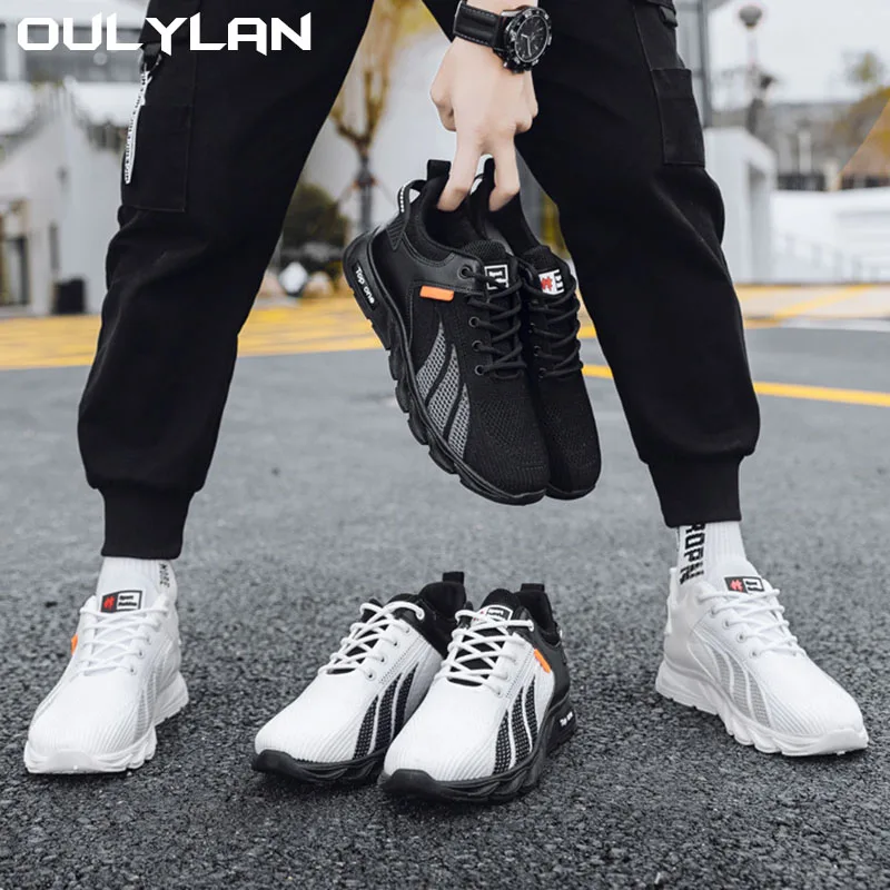 Oulylan-Chaussures de Course Légères et Confortables pour Homme, Baskets de dehors, Jogging, Tennis, d'Extérieur, Décontractées