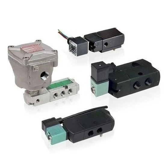 1/4 Inch 2-Position 5-Way Explosion Proof Solenoid Valve, 551-553 Series Pipe Joint Type