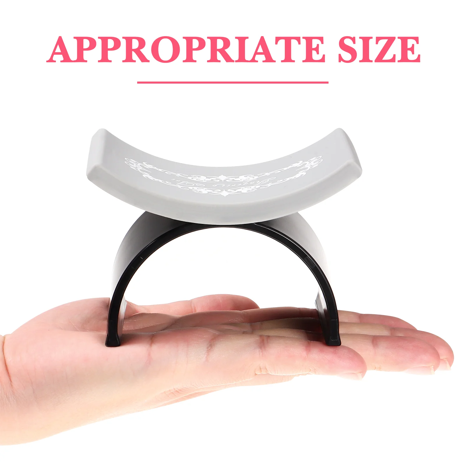 Reposabrazos Para Manicura Nail Silicone Hand Pillow Manicure Cushion Pad Arm Rest Black