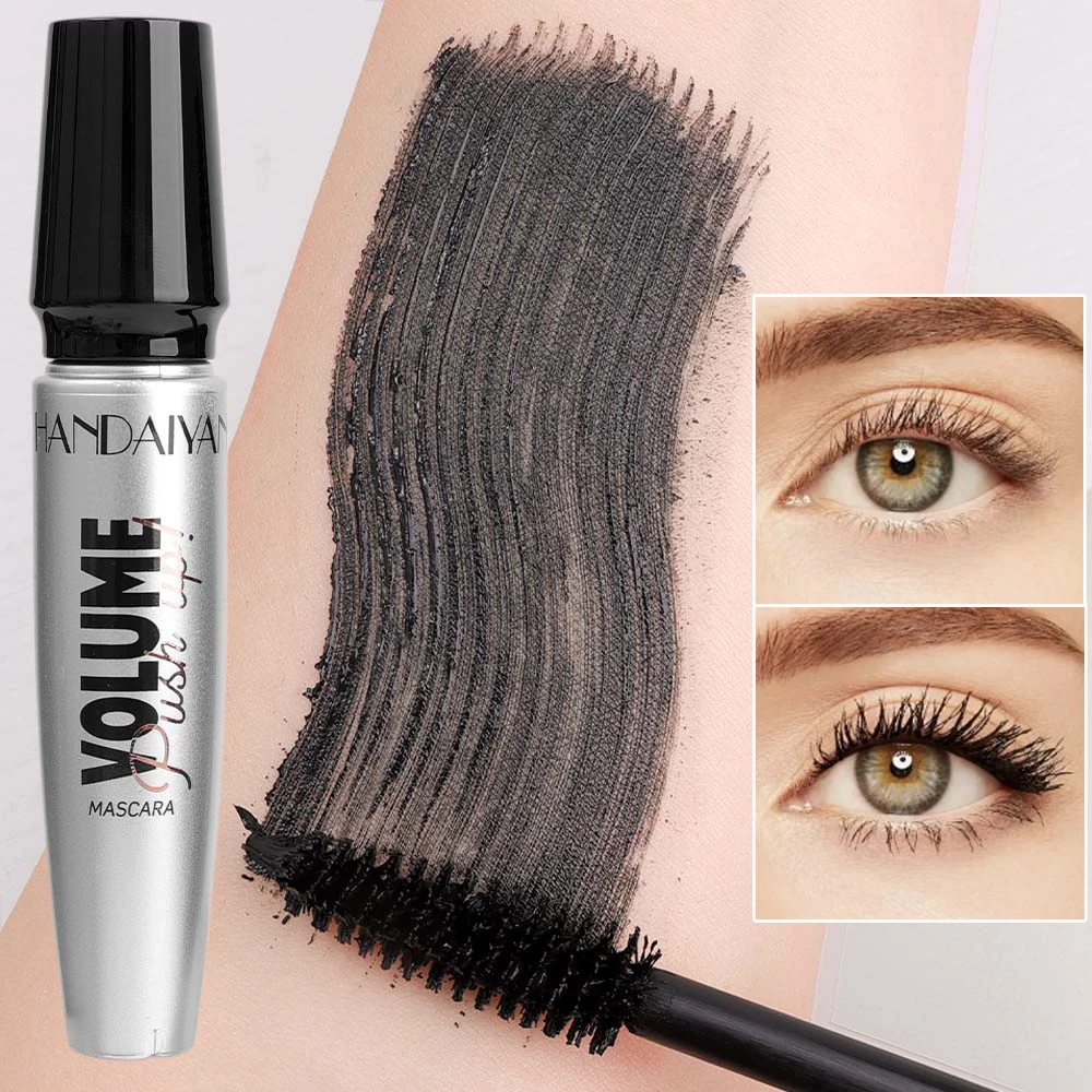 Curl Volumize Mascara długotrwały 4D jedwabny podkręcający rzęs tusz do rzęs czarny nie rozmazujący się przedłużanie rzęs profesjonalny makijaż oczu