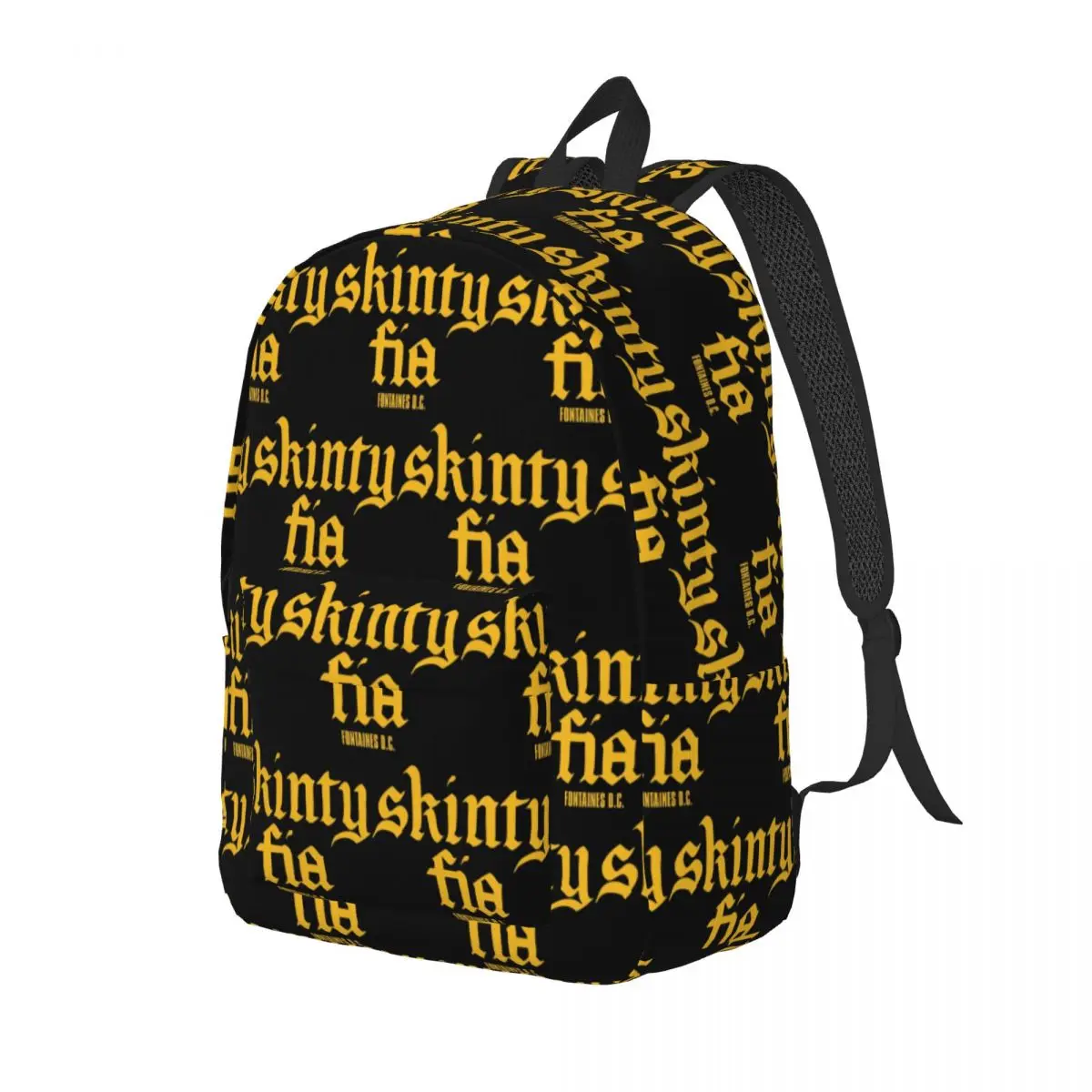 Fontaines DC Merch Skinty Fia Student Backpack School Bag Hiking Travel Daypack for Men Women Bookbag Shoulder Bags