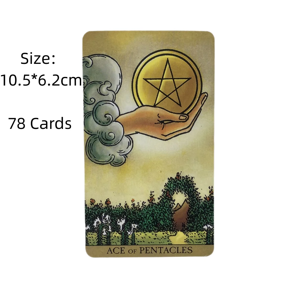 Radiant Wise Spirit Tarot Cards Of Rider Divination Deck Englische Versionen Edition Oracle Board Spielen TINTE Tischspiel für Party – Detail 2