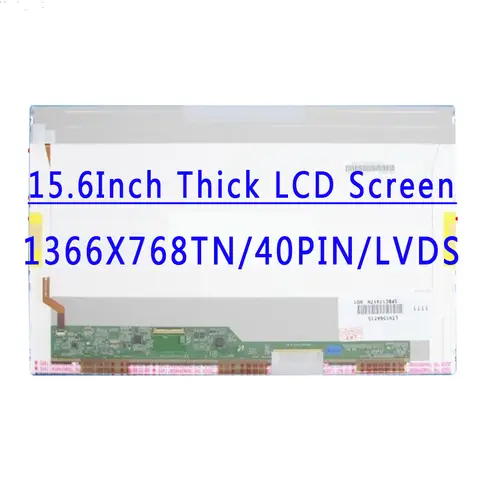 15.6 inch 1366x768 TN HD 40PINS LVDS 60HZ LCD Screen For HP PAVILION DV6 G56 G6 G60 G60T G62 G62T Laptop LCD Screen