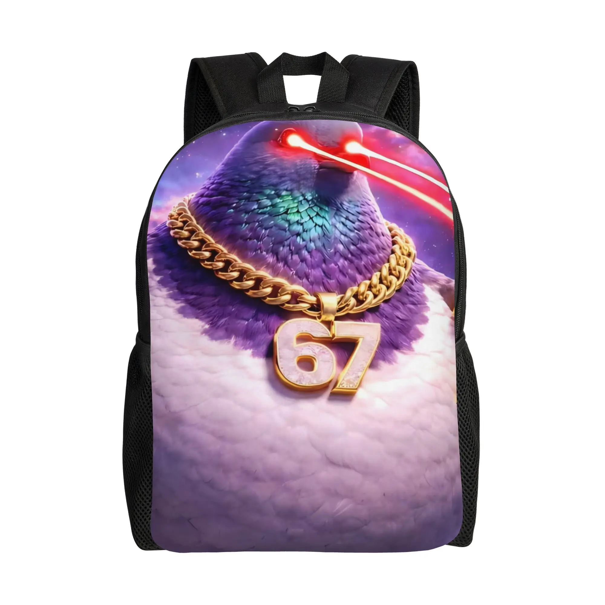 

Back to school season Casual Space Laser Pigeon 67 Laptop Bag 67 Male Lady Backpack Backpack