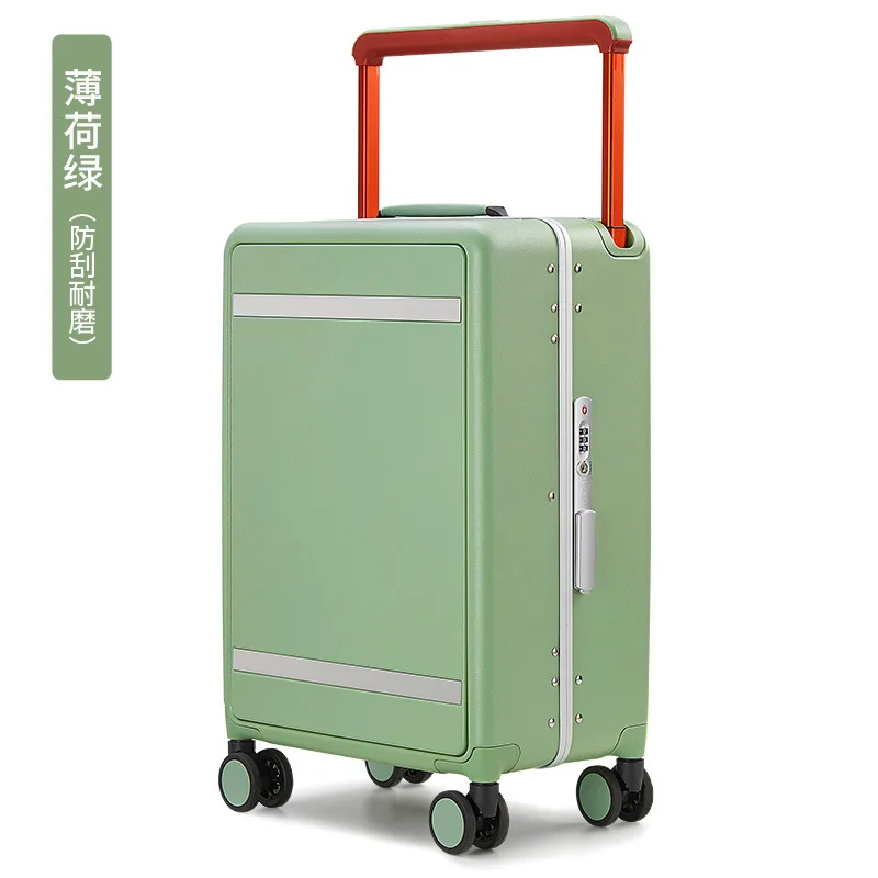 

New travel luggage leisure trolley wide pull bar suitcasex fashion simple luggage wholesale large 20/24 "boarding box