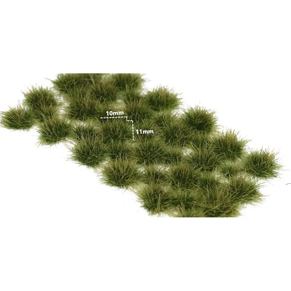 A box Static Grass Tuft 5-11mm Static Grass Railroad Artificial Grass Modeling Wargaming DIY Handmade Materials Toy