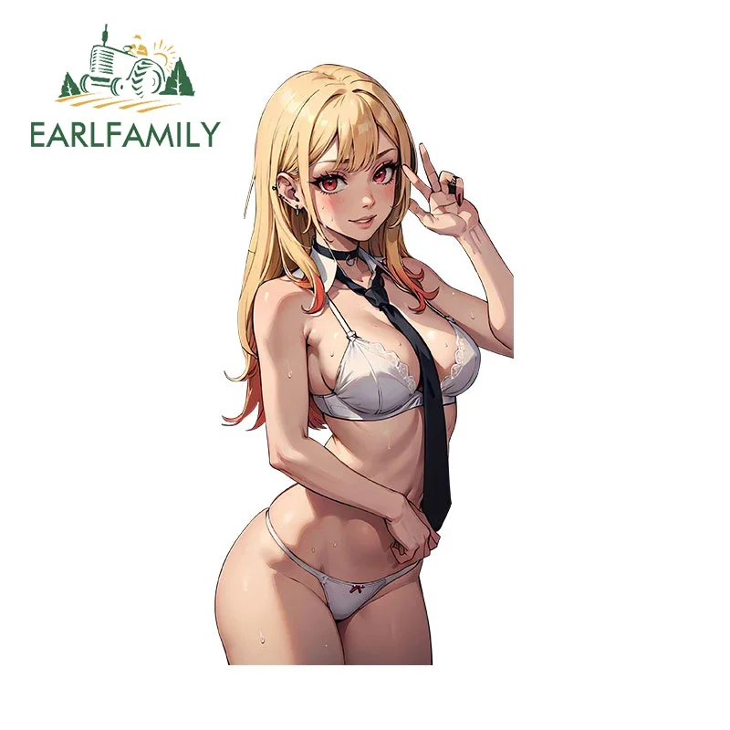 

EARLFAMILY 13 см X 6,5 см аниме Kitagawa Марин NSFW Автомобильная наклейка индивидуальное солнцезащитное зеркало заднего вида фотообои декор в багажник