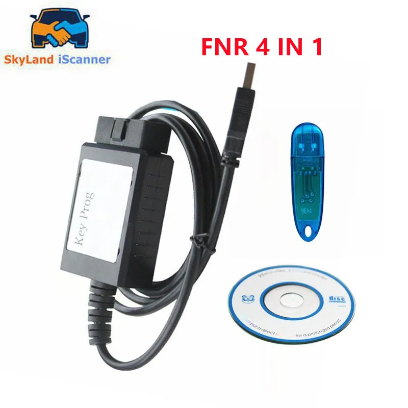 2024 Key Programmer FNR 4 IN 1 with USB Dongle Car Programming For Ford/Renault/Nissan FNR Key Prog 4-IN-1 By Blank Key