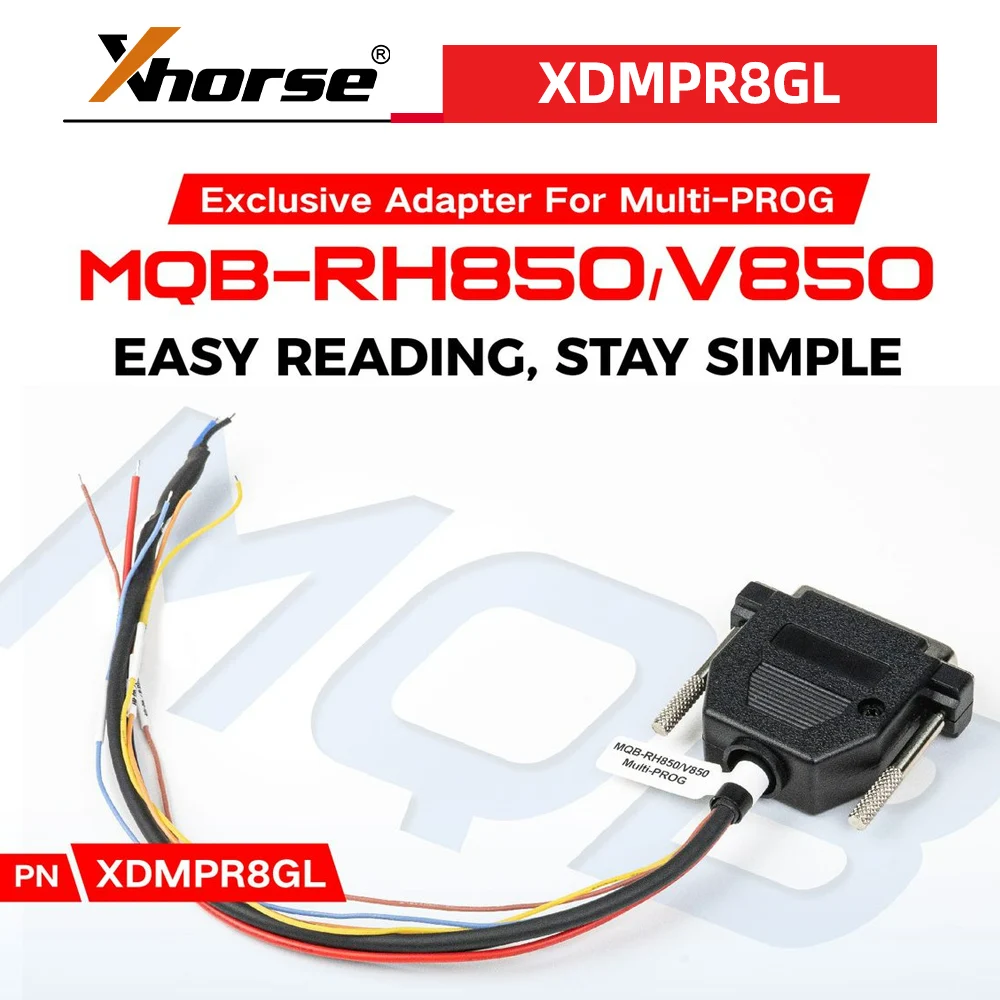 XHORSE XDMPR8GL MQB RH850/V850 Adapter Used Together with Xhorse Multi-Prog Multi Prog ECU TCU Programmer