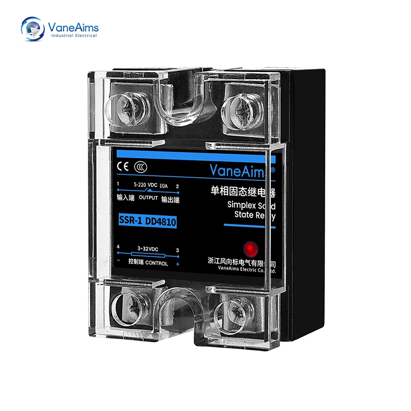 SSR-25DA SSR-40DA SSR-40AA SSR-40DD SSR 10A 25A 40A 60A 80A 100A DD DA AA Solid State Relay Module for PID Temperature Control