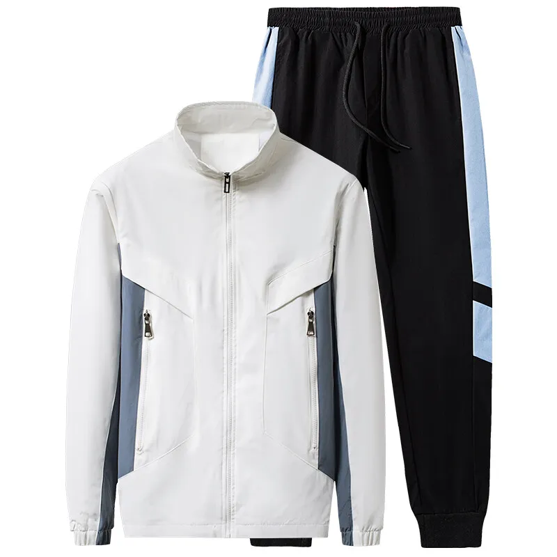 

Весна/Лето 202, новый модный комплект, легкая мужская повседневная куртка, комплект из двух предметов, спортивный уличный комплект для пар, приятный для кожи