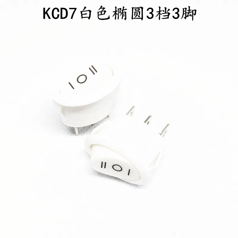 

Блок питания для электрочайника, 10 шт., рокер, круглый с подсветкой, овальный переключатель в форме корабля, два/3 контакта, 2/три передачи, 6А/250 В