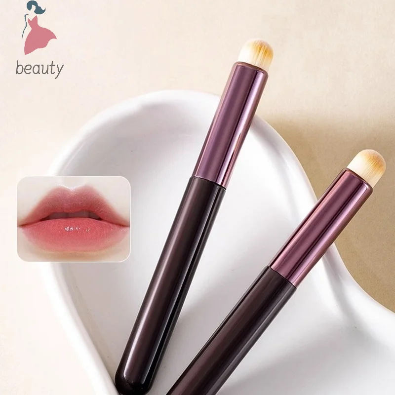 Professional Lip Makeup Brush Round Head Multifunctional Smudging Lipstick Concealer Eyeshadow Highlighter Liptints Cosmetics