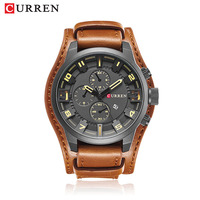 CURREN Watch For Men Top Brand Luxury Date Sports Military Clock Leather Strap Quartz Business Fashion Watch Relogio Masculino