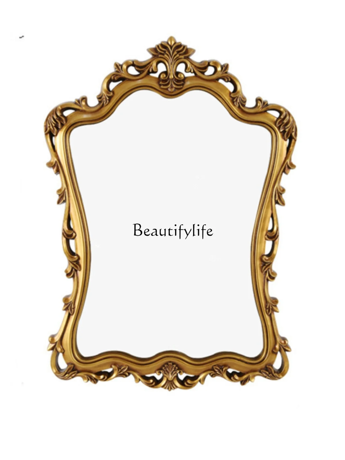 

European-Style French Vintage Style Bathroom Mirror Bathroom Decoration Bathroom Wall Hanging Mirror