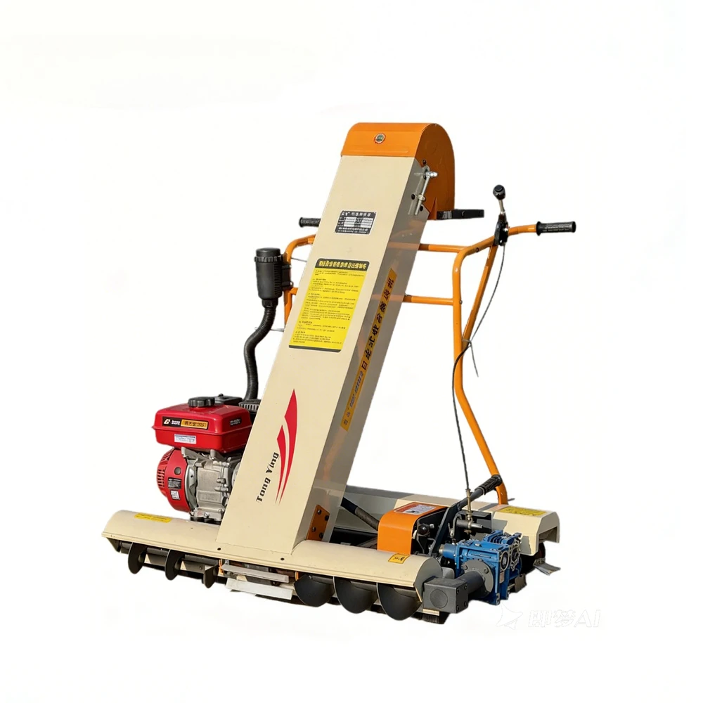Portable hand-held grain suction machine for filling agricultural tools in bags of corn, wheat and rice