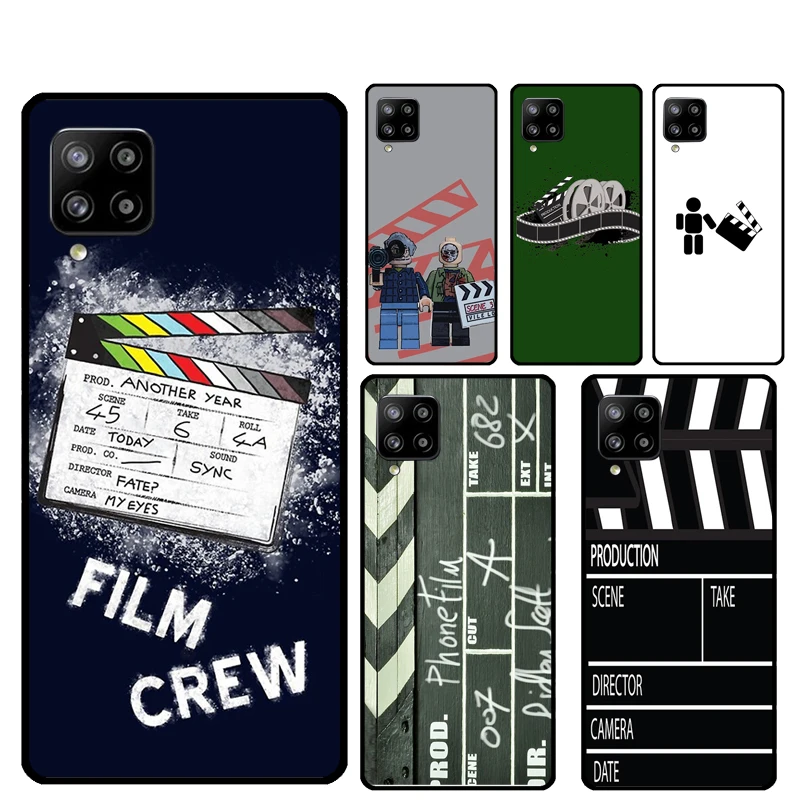 Film Movie maker Clapperboard Take For Samsung Galaxy A22 A32 A52 A54 A14 A16 A26 A36 A56 A55 A35 A05 A06 A15 A53 A33 A13 Case