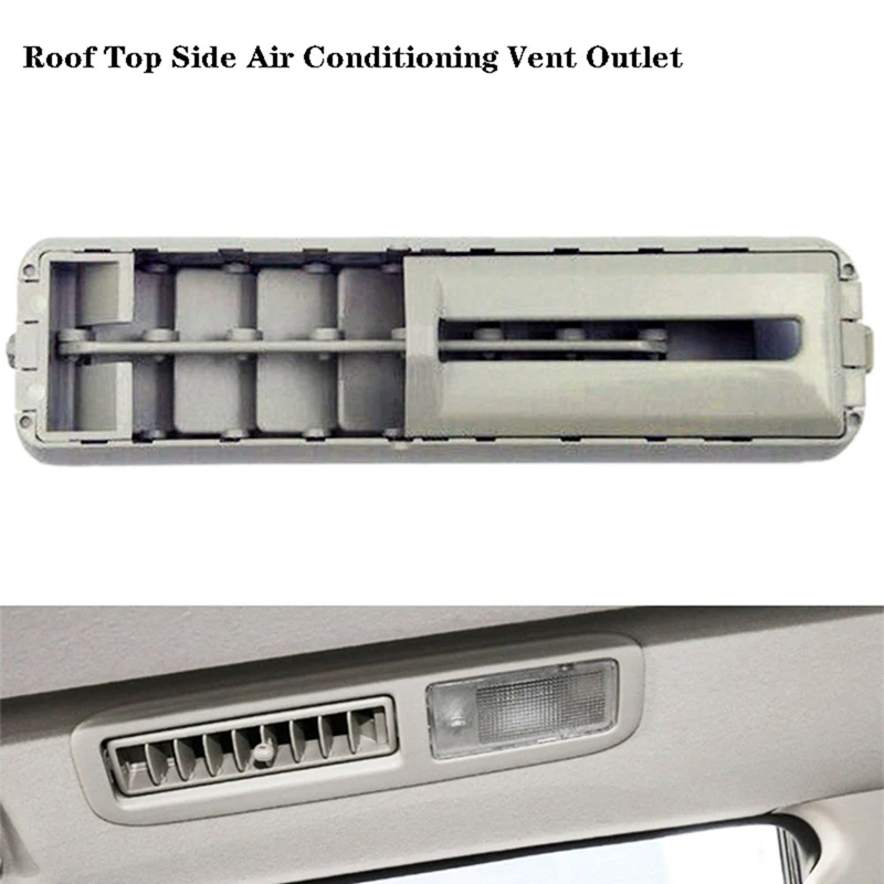 A7THK-Car Interior Roof Top Side Air Conditioning Vent Outlet A/C Panel Grille Cover For Mitsubishi Pajero 4 MK4