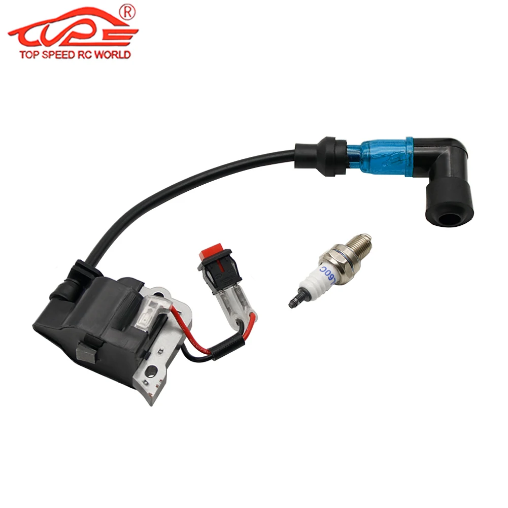 

Upgrade Durable Visible Flash Ignition Coil & Spark Plug of Rc 23CC~71CC Engine for 1/5 Hpi Rofun Rovan Km Baja LT FG MCD Redcat