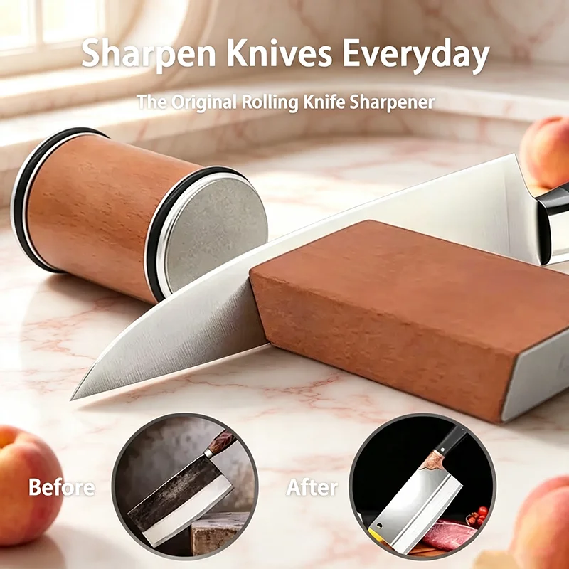 Kitchen Gadgets For Chefs - Магнитная роликовая точилка для ножей Home