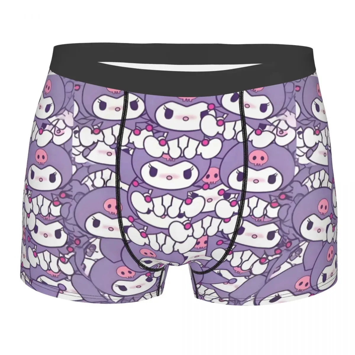 

Мужское нижнее белье на заказ Cool My Melody And Kuromi, трусы-боксеры, мягкие шорты, трусы, трусы
