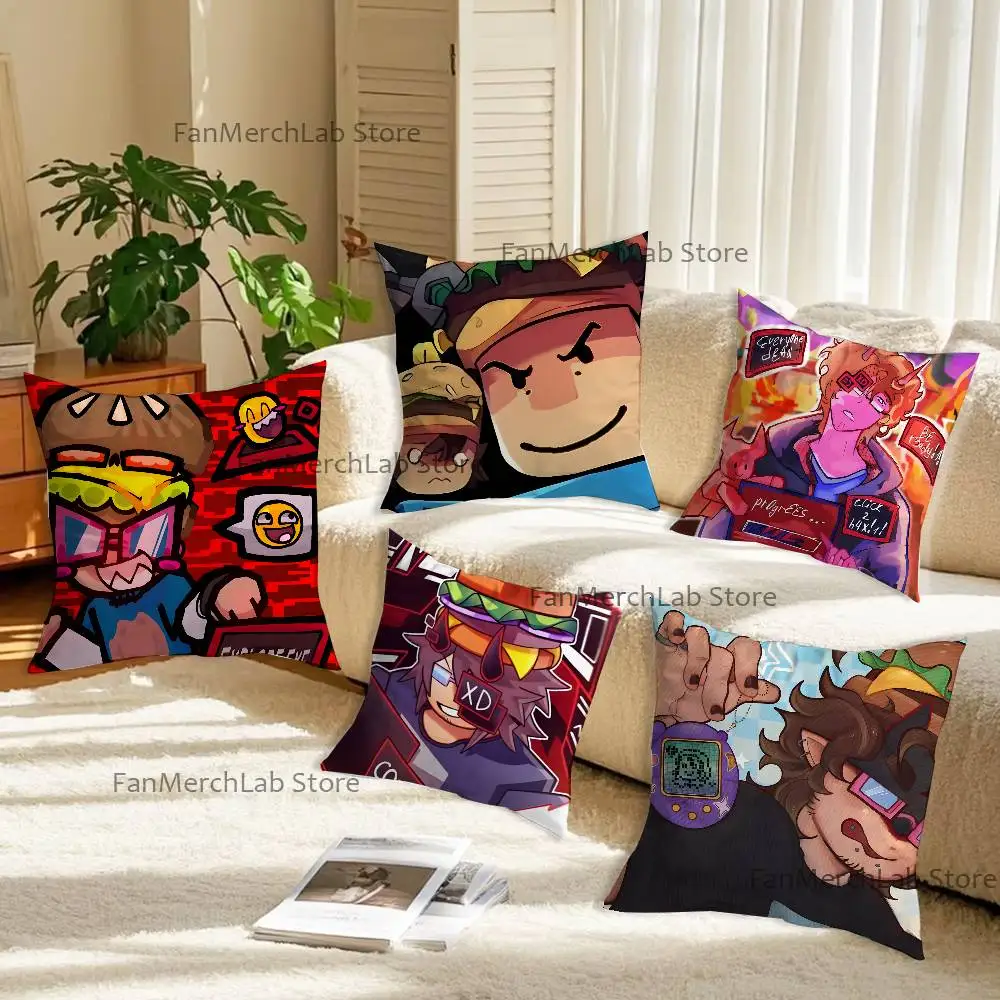 Cute 007n7  Pillow Case Ultra Soft Skin Friendly Fabric Cloud Like Comfort & Concealed Zipper