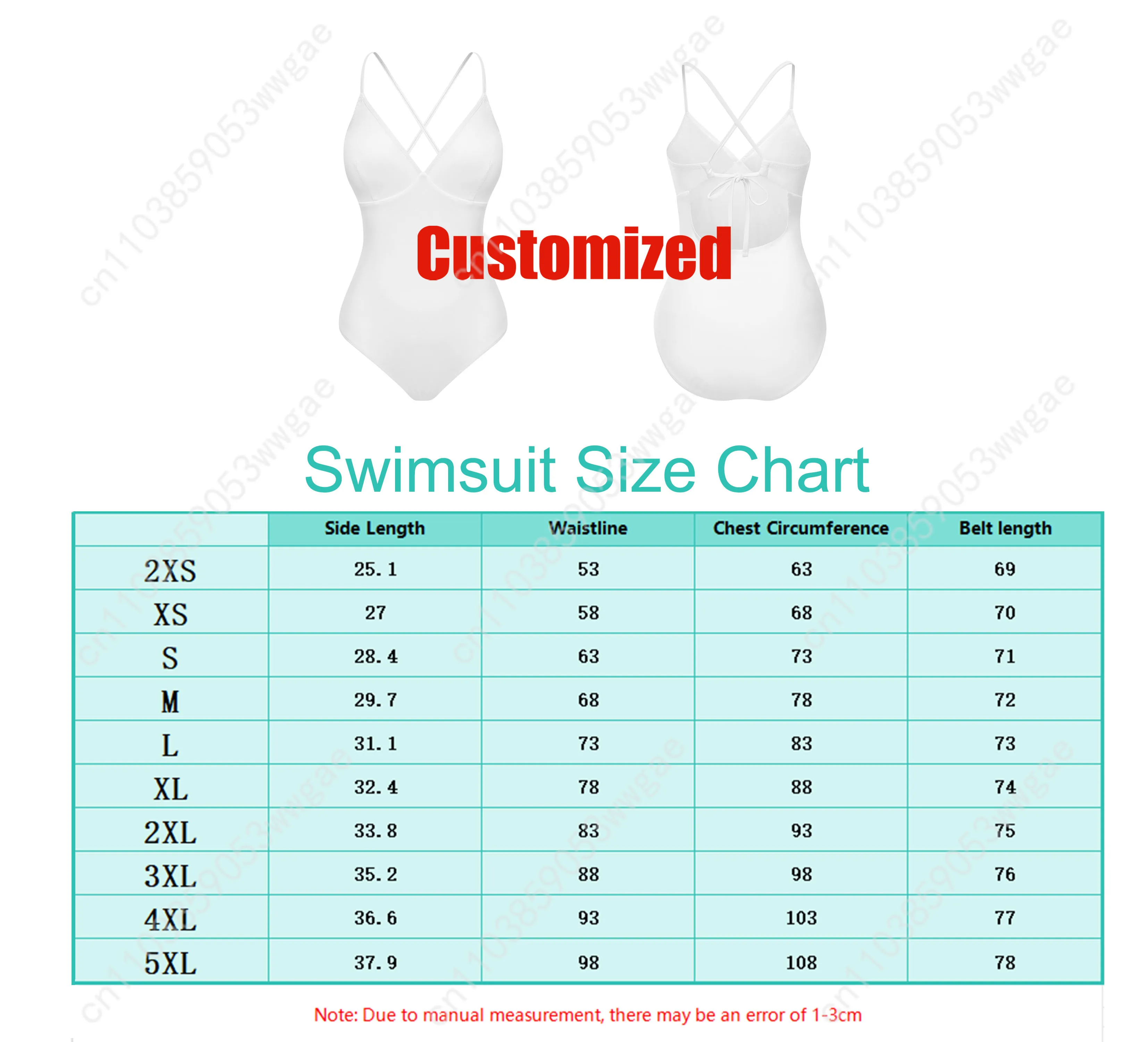 Mikecrack V-neck Halter Back Swimsuit Womens Bathing Suits Personalized Bikini Pool Beach Sexy Swimwear Customized Beachwear