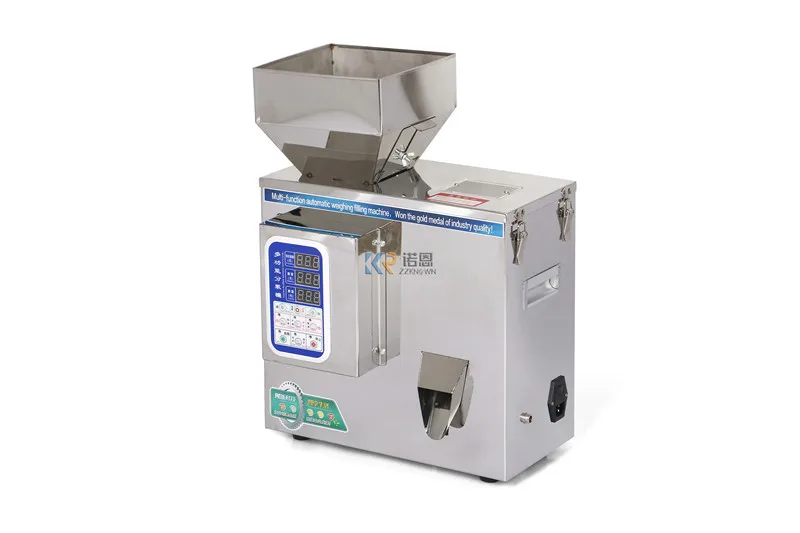 

25-999g Table Top Grain Rice Bag Fillingmachine Tea Bag Packaging Machine Grains Seeds Spice Coffee Weighing Filler