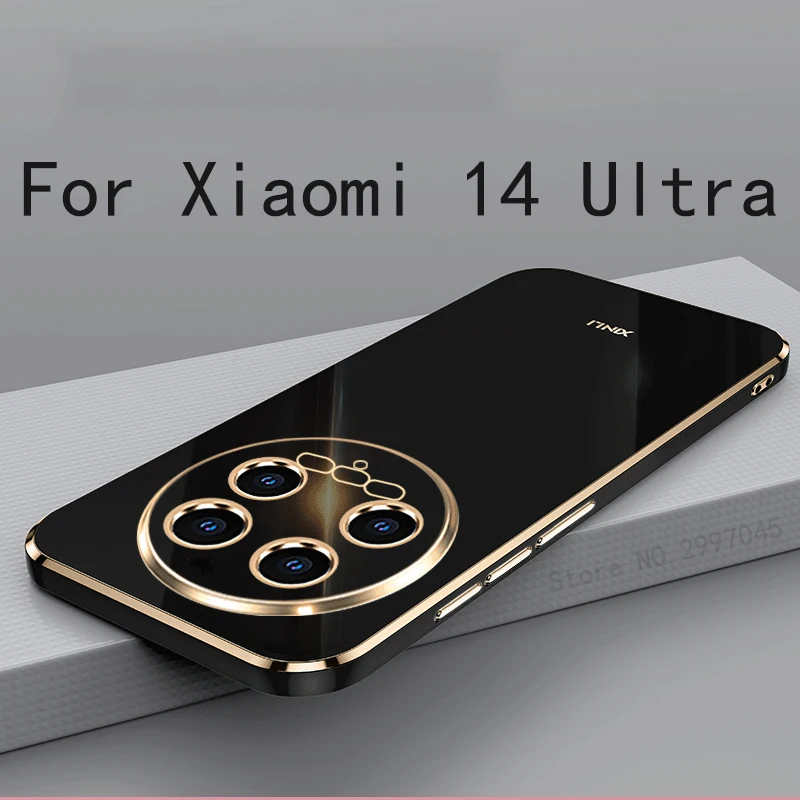 For Xiaomi 14 Ultra Case Cover For Xiaomi 13 Ultra High Quality Soft TPU Anti-fingerprint Camera Protection Case Cover