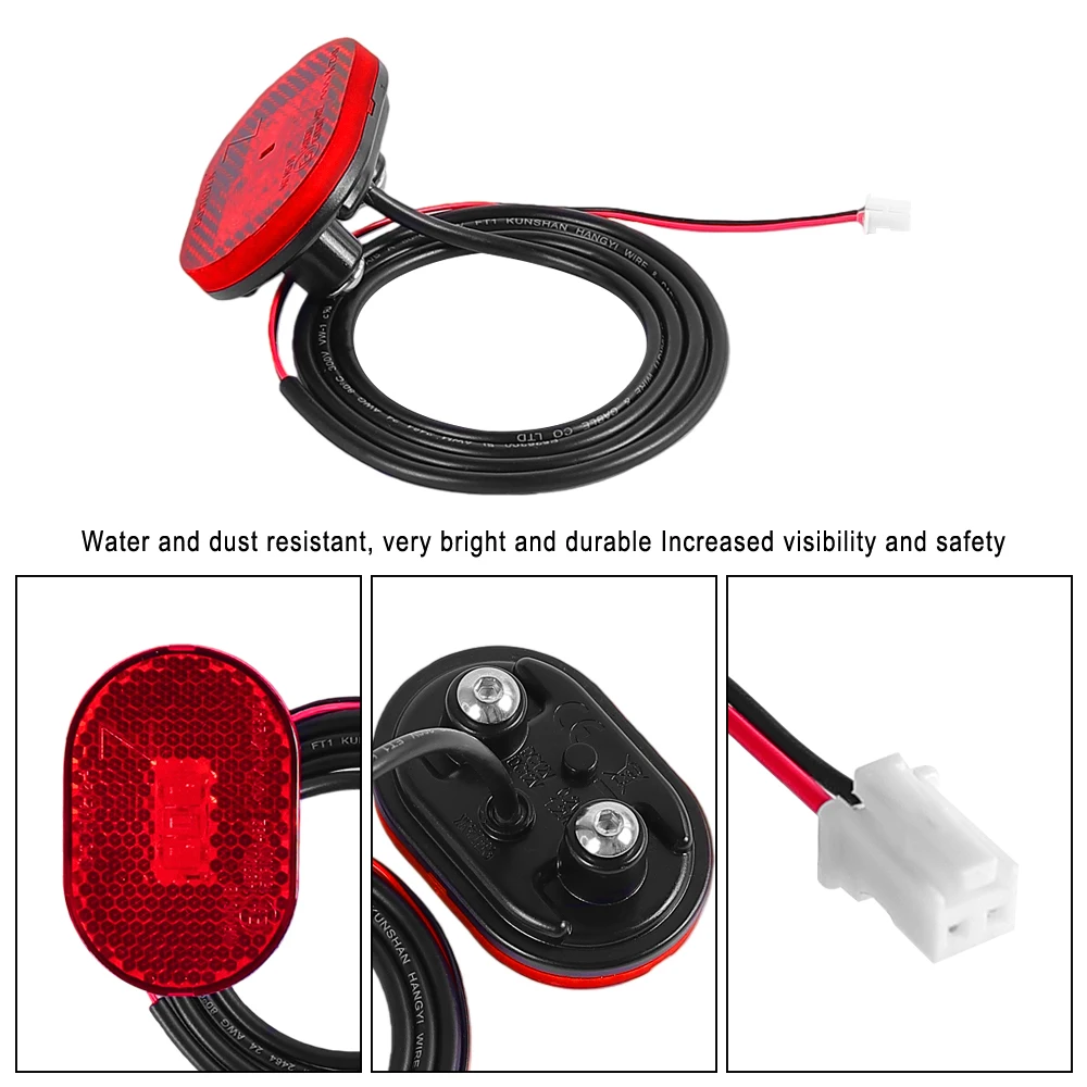 Scooter-Rücklicht, hinterer Kotflügel für Xiaomi Elite Elektroroller, hinterer Schmutzfänger, Rücklichter, Ersatzteile, Zubehör – Detail 3