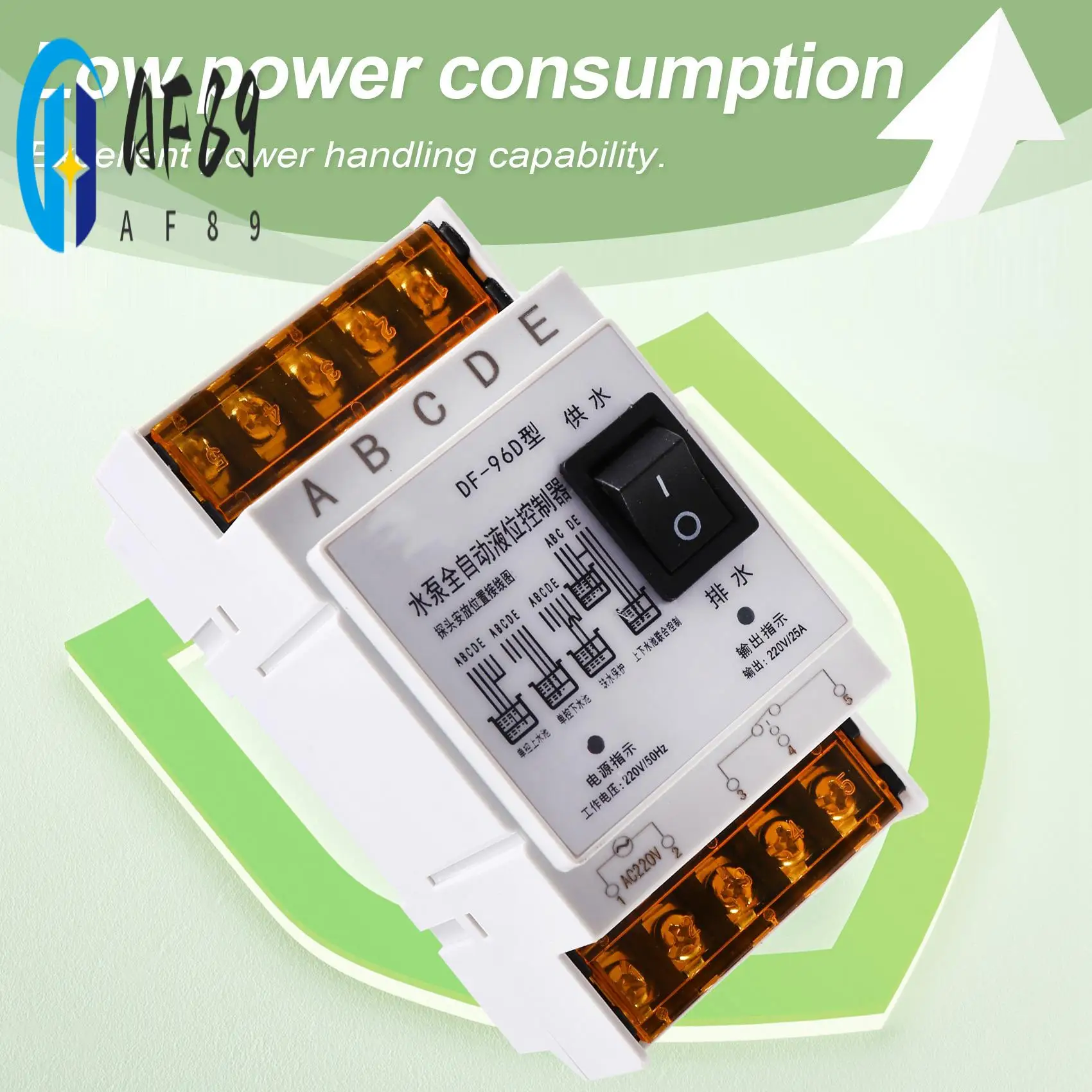 

AF89-Новый автоматический контроллер уровня воды, переключатель 25A 220 В, резервуар для воды, датчик обнаружения уровня жидкости, контроллер водяного насоса