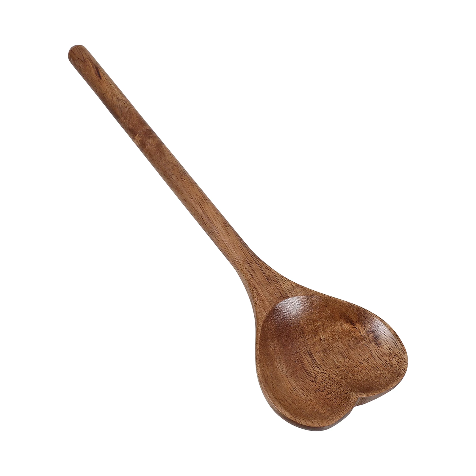 

1pcs Wooden Spoon Heart Shape Small Dessert Stirring Spoon For Coffee Tea Jam Honey Kitchen Utensils Soup Salad Mixing Spoons