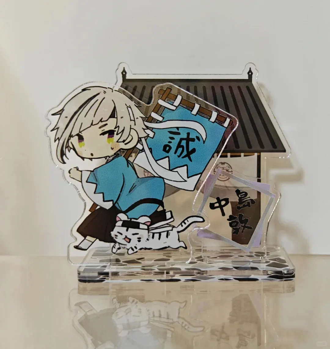 Nakahara Chuuya Toy Figures Acrylic Stand Anime Action Figure Ornament Model Accessories Friend Gift Desktop Ornaments