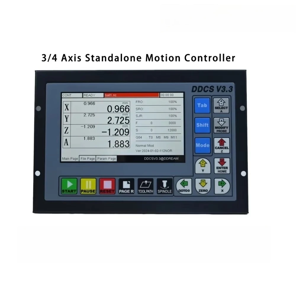 Digital Dream DDCS V3.3 / DDCS V3.1 3/4 Axis Standalone CNC Motion Controller c CNC controller for CNC engraving and milling