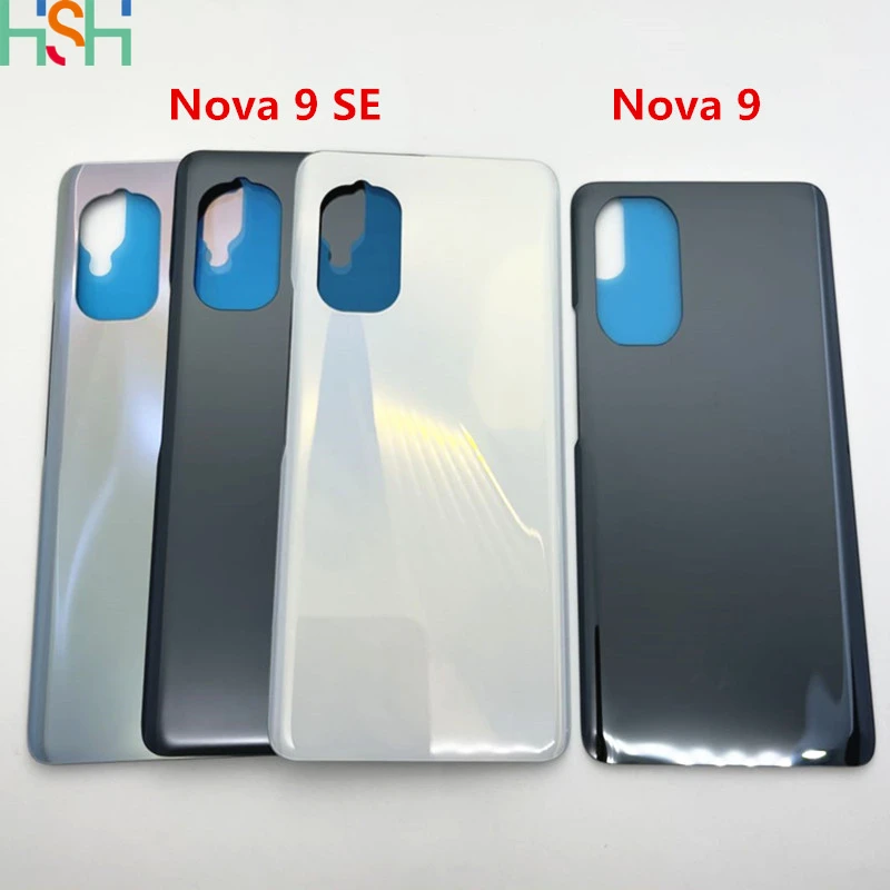 For Huawei Nova 9 / 9 SE / 9 Pro Glass Battery Cover Repair Replace Back Door Phone Rear Housing Case Adhesive
