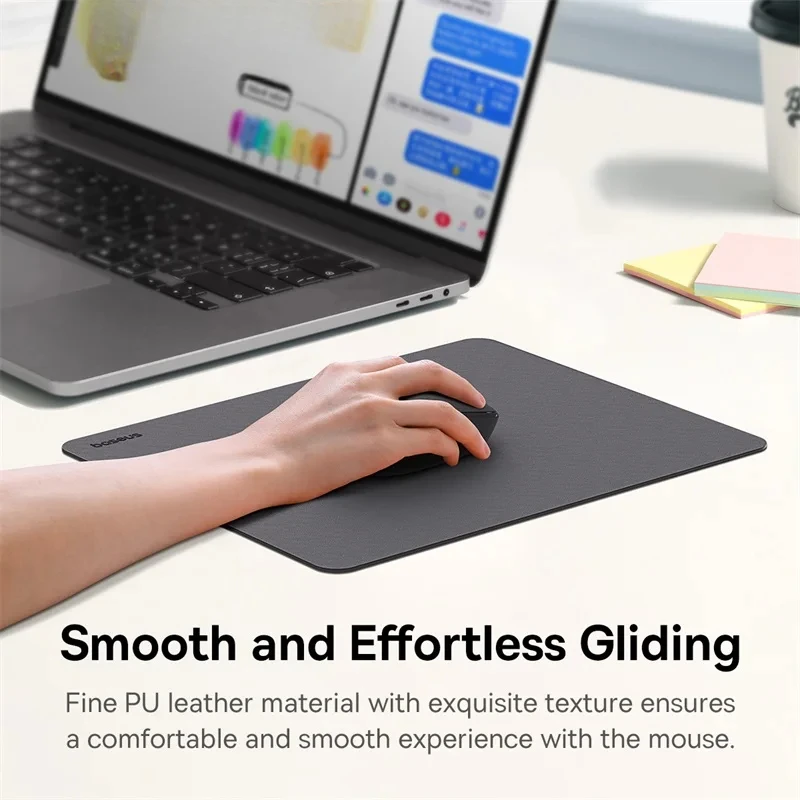 لون بسيط بو الجلود ماوس حصيرة المضادة للانزلاق مقاوم للماء 26*21 سنتيمتر ماوس الوسادة اللوازم المدرسية مكتب الملحقات مجموعة مكتب