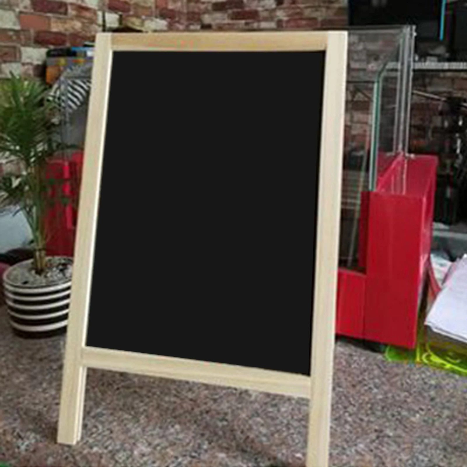 Creative Chalkboard Signs Reusable Freestanding A Frame Chalkboard Sign for Tabletop Menu Board Wedding Message Sign