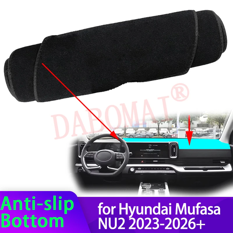 

Для Hyundai Mufasa NU2 2023-2026+ Защитный коврик на приборную панель, предотвращающий бликование, аксессуар для интерьера автомобиля