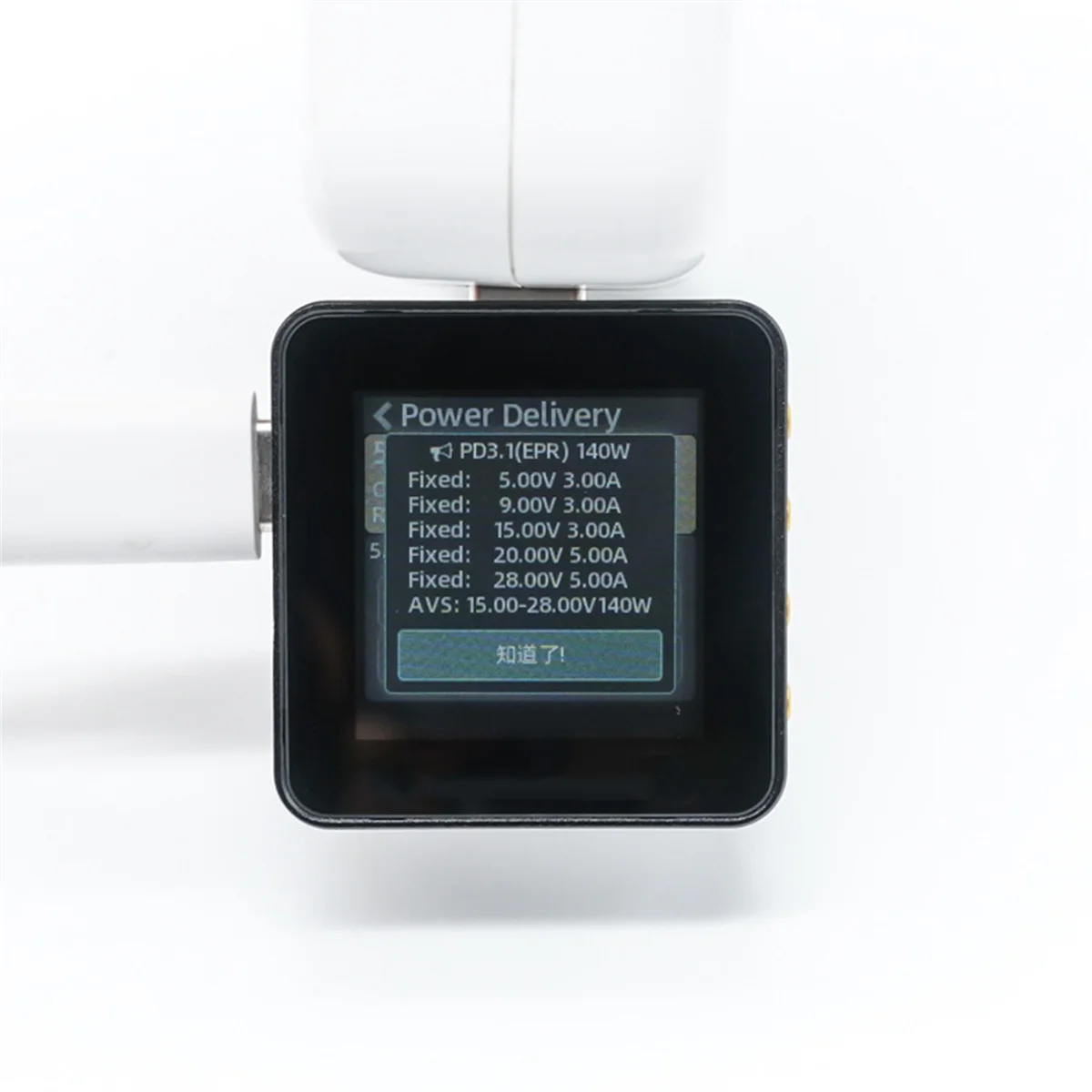 

N09R Power-Z KM003C Portable USB-C Fast Charging Tester PD3.1 QC5.0 Digital Voltmeter And Ammeter Power Bank Tester