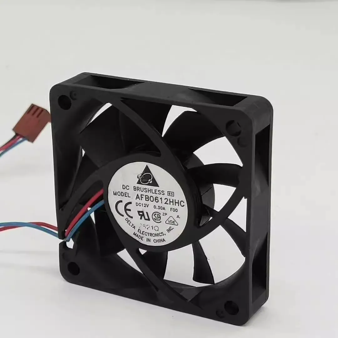 Original AFB0612HHC 12V 0.3A 60*60*13MM 6CM CPU case Cooling fan