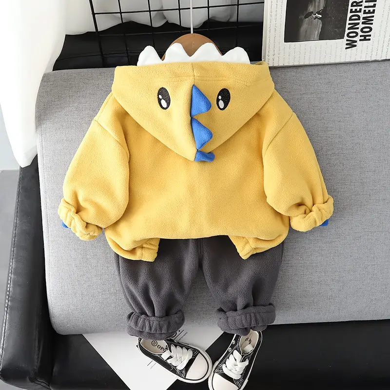 Children Autumn New Clothes Fashion Kids Boys Girls Coats Hoodies Long Pants 2Pcs/Sets Out Kid Cotton Toddler Casual Tracksuits